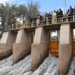 Orrego encabezó la tradicional Bendición de las Aguas en el Partidor San Emiliano