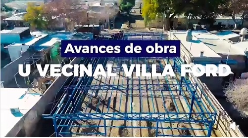 Unión Vecinal Villa Ford avance de obra