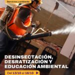 La Ciudad continúa con el cronograma de desinsectación y desratización