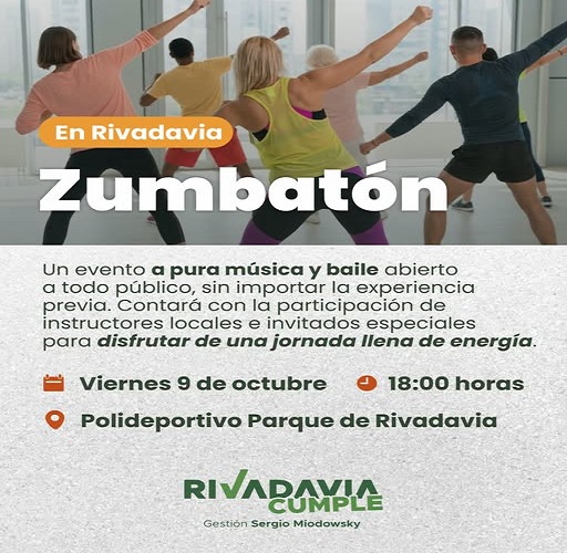zumba 9 oct